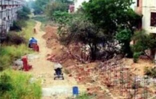 अतिक्रमण ने धीमा किया लिंक मार्ग का निर्माण कार्य
