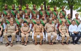 यूपी पुलिस को मिले 113 नए दरोगा, मेरठ में हुई शपथ ग्रहण परेड
