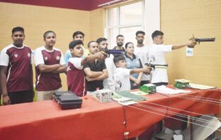 कैलाश प्रकाश स्पोर्ट्स स्टेडियम में शूटिंग प्रतियोगिता का आयोजन