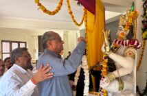 मेरठ कालेज में ज्ञान की देवी मां सरस्वती की प्रतिमा का हुआ अनावरण