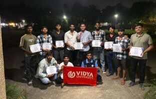 विद्या यूनिवर्सिटी के छात्रों ने लहराया जीत का परचम, ‘उद्घोष-2025’ में अमन पंवार ने जीता स्वर्ण पदक