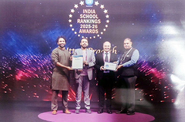 विद्या ग्लोबल स्कूल ने मेरठ में नंबर 1 और उत्तर प्रदेश में नंबर 3 स्थान किया हासिल